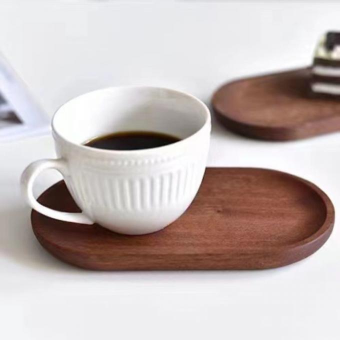 Bamboe-coasters voor ambachten, vierkante en ronde coasters voor ambachten bekleed plain drinkbekercoaster 1