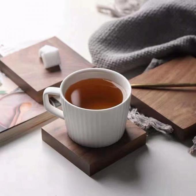 Bamboe-coasters voor ambachten, vierkante en ronde coasters voor ambachten bekleed plain drinkbekercoaster 0