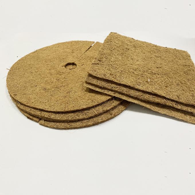 Coconut Fiber Mulch Ring Tree Protector Mat voor Disc Plant Cover Onkruidbestrijdingsmatten 2