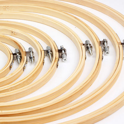 Groothandel Bamboes cirkel kruis steken frame borduurbanden set