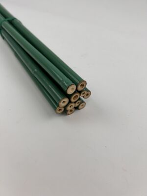 Weerbestendige met plastic beklede bamboe palen Ultieme tuinondersteuningsoplossing