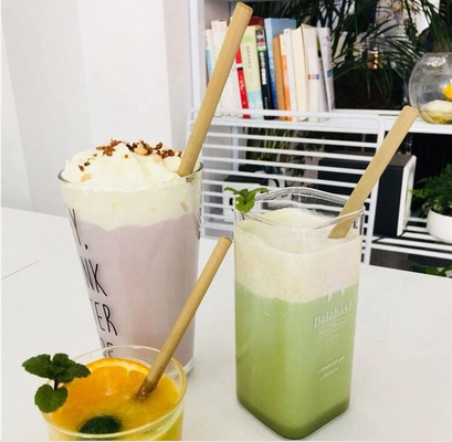 Het duurzame Beschikbare Koude Drinken van Straw Healthy Natural Straw Coffee van het Bamboestro