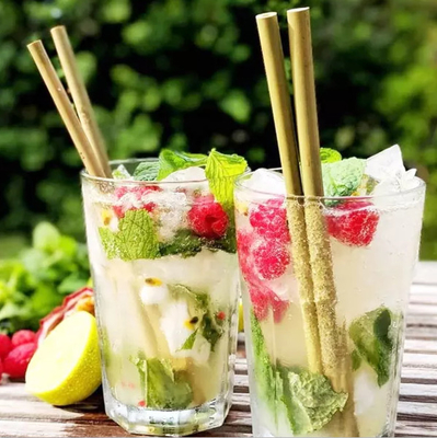 100% bamboe Beschikbaar Stro 19cm 22cm voor Kinderen Organisch het Drinken Gebruik