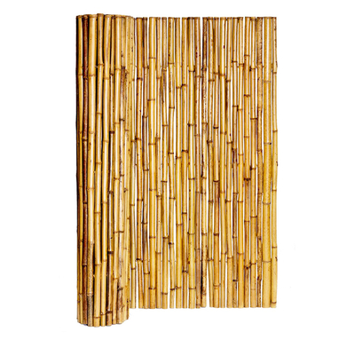 150cm Aard kleurde de Decoratieve Grens van For Garden Backyard van de Bamboeomheining