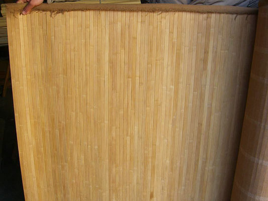 Bamboe die van het de Korrel het Decoratieve 3D Behang van het Mosobamboe Broodje met Natuurlijk Patroon Commissie