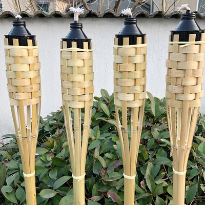 180cm de Natuurlijke Partij van het Bamboetiki torches for garden lighting Luau van de Bamboe Met de hand gemaakte Toorts