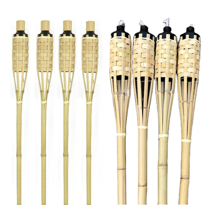 180cm de Natuurlijke Partij van het Bamboetiki torches for garden lighting Luau van de Bamboe Met de hand gemaakte Toorts