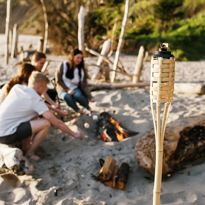 Waterdicht Natuurlijk van de Rotantiki torches for patio yard van de Bamboetoorts de Tuingazon