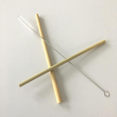 Opnieuw te gebruiken het Bamboe van Eco Vriendschappelijk 20x0.8cm Opnieuw te gebruiken het Drinken Stro met Borstel