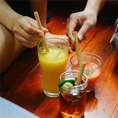 Van het het Strobamboe van het Eco het Vriendschappelijke Bamboe Opnieuw te gebruiken Stro voor het Restaurant van de Koffiebar het Drinken