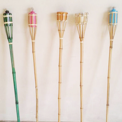 Van het Bamboetiki torch with refillable replacement van de yardtuin Openlucht de Oliebus