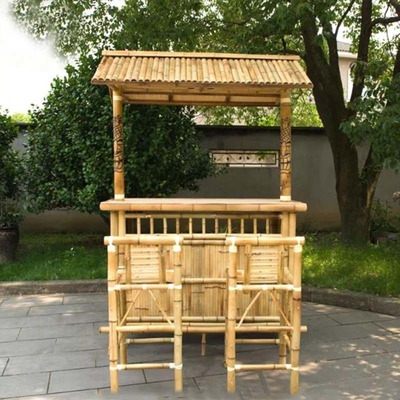 Blokkeert het de Partij Openluchtbamboe Tiki Bars With Roof van het binnenplaatsenstrand de Zon