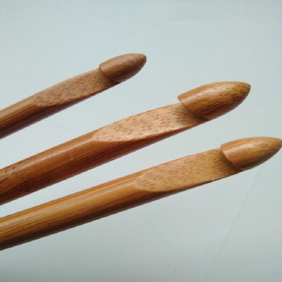 8 stukken 1mm tot 2.75mm Houten Bamboehaaknaalden Geplaatst Handcrafted-Breinaalden