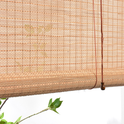 1.8m de Rol van het Aardbamboe verblindt Kleurrijk Bamboe Roman Style Curtains