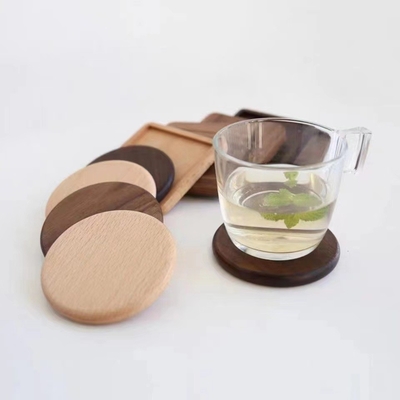 9cm van de de Schotel de Antikras van de Bamboeinstallatie Lijst Mat For Succulent Plant Pots