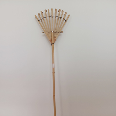 12 tanden 140cm Lichtgewicht van de de Harktuin van Gress van de Bamboehark het Gazonhark