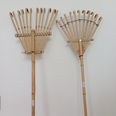 11 tand 145cm Eg van de Tuinharken van de Bamboehark de Met de hand gemaakte Niet geroeste