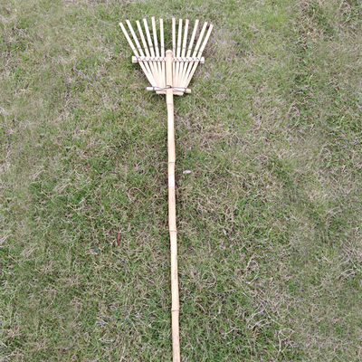 Natuurlijke van de Tuinharken van de Bamboehark Met de hand gemaakte Aangepaste de Egsteun
