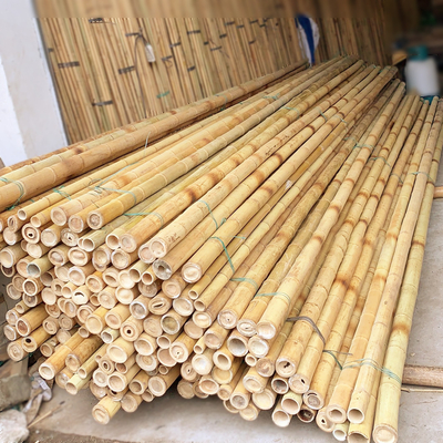 3 van het Bamboepool van duimmoso Zuivere Natuurlijke het Bamboestaken voor Gele Installatiedecoratie