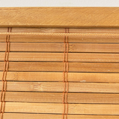 Het natuurlijke Blind van het Venster Blinde Roman Shade Home Decoration Sun van het Bamboeop een hoger niveau weergeven