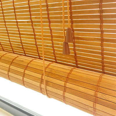 1.8m het Op een hoger niveau weergevenschaduw van het Aardbamboe voor Vensters Kleurrijk Roman Curtains Light Filtering