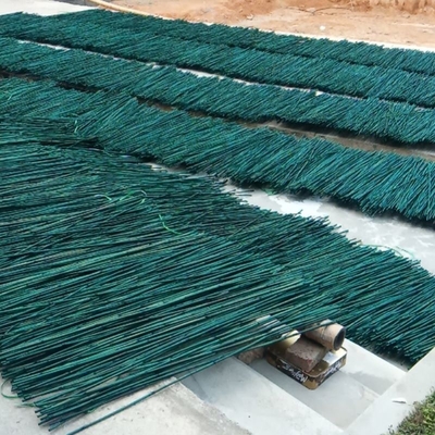de 20cm Geschilderde Ruwe van de Stakenstaven van Bamboepolen Groene Decoratie