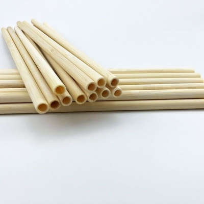 Opnieuw te gebruiken Natuurlijk Bamboe die Straw With Customized Laser Label-Biologisch afbreekbaar Logboek drinken