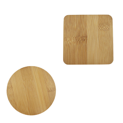 9cm binnen Bamboeinstallatie Tray Anti Scratch Table Mat voor Succulente Installatiepotten