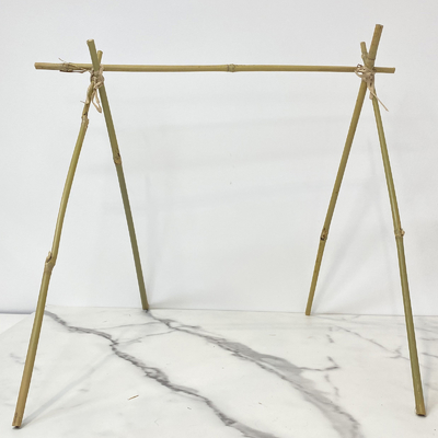 Lengte van Polen Dia.0.8cm x 100cm van het Eco de Vriendschappelijke Decoratieve Ruwe Bamboe