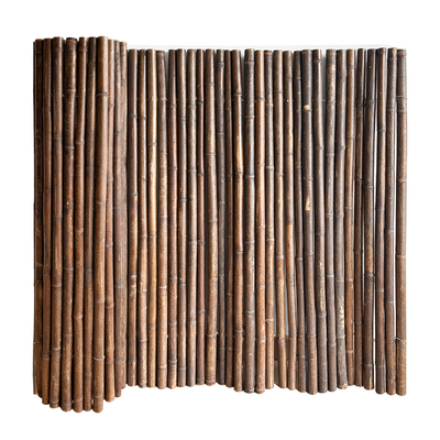 De natuurlijke van de Omheiningspanels rolled bamboo van het Bamboemateriaal Geschilderde Bamboe Omheining Privacy Garden Border