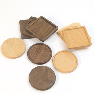 Van de de Onderleggers voor glazen Milieuvriendelijke Originele eco-Vastgestelde Koffie van het douanebamboe het Bamboe houten Mat van Tray Square /Round