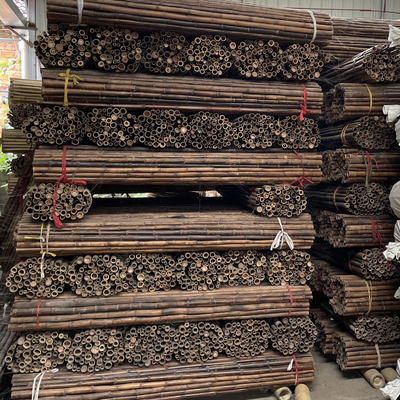 3 van de Ruwe de Stokken Natuurlijke Gecarboniseerde voeten Zwarte die van Bamboepolen 595cm voor Decoratie schilderen