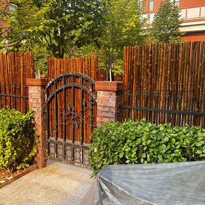 3 van de Ruwe de Stokken Natuurlijke Gecarboniseerde voeten Zwarte die van Bamboepolen 595cm voor Decoratie schilderen