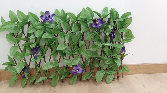 Decoratieve Plastic Groene Installatie Mat Panel Artificial Leaves Fence voor Openlucht