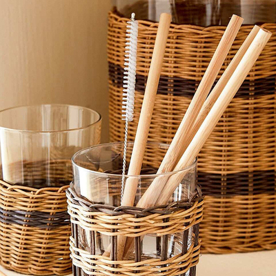 22.5cm Beschikbaar het Bamboe van het de Drankgebruik van het Bamboestro het Drinken Stro