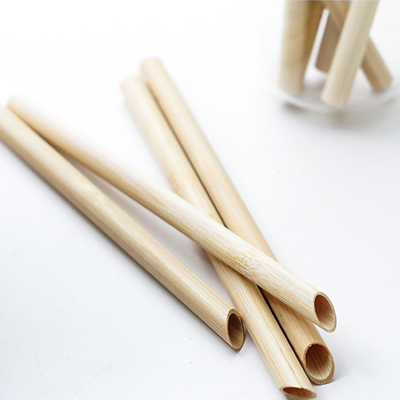 Opnieuw te gebruiken Natuurlijk Bamboe 19cm Beschikbaar Bamboestro voor Koffiecocktail