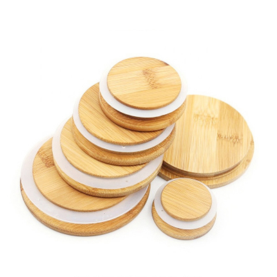 De Kruik van de voedselopslag met Bamboedeksel voor Suikergoed, Koekje, Rijst, Suiker, Bloem, Deegwaren, Noten