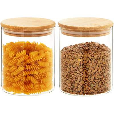 Deksels van de het Bamboekruik van de Canninng de Lekvrije Dekking met Gat Straw Bottle Caps Kitchen Lids