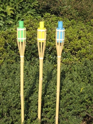Waterdicht Natuurlijk van de Rotantiki torches for patio yard van de Bamboetoorts de Tuingazon