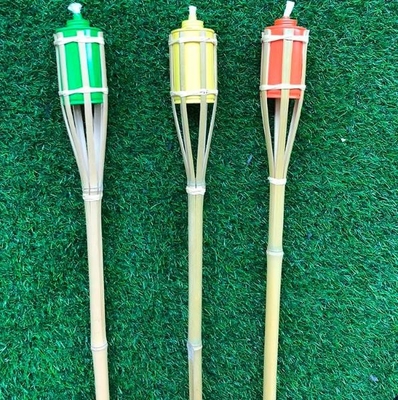 Waterdicht Natuurlijk van de Rotantiki torches for patio yard van de Bamboetoorts de Tuingazon