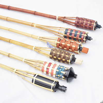 Halloween-de Oliebus van Tiki Torches Refillable Replacement Metal van het Decoratiebamboe