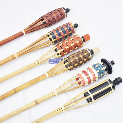 Halloween-de Oliebus van Tiki Torches Refillable Replacement Metal van het Decoratiebamboe