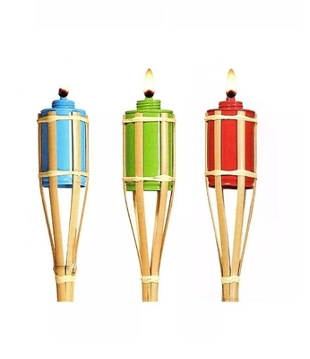 Van het de Decoratie Openlucht Natuurlijk Bamboe van het yarddek de Toortsbamboe Tiki Torch