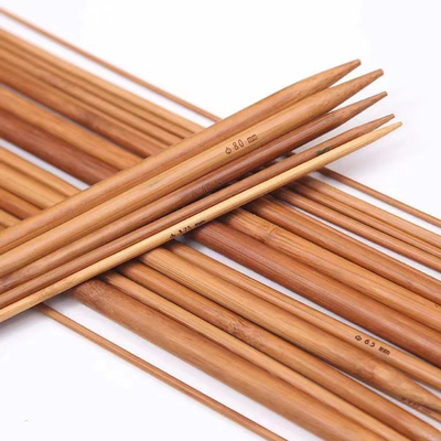 12pcs Geplaatste het Bamboehaaknaalden van bamboe Cirkelbreinaalden