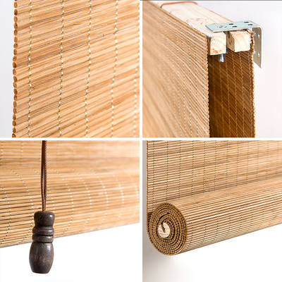 1.8m Bamboe Roller Blinds Home Decoration Window Bamboe Roll Up Romeinse Zonsluiter