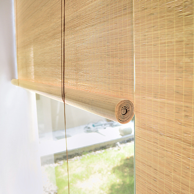 1.8m het Op een hoger niveau weergevenschaduw van het Aardbamboe voor Vensters Kleurrijk Roman Curtains Light Filtering