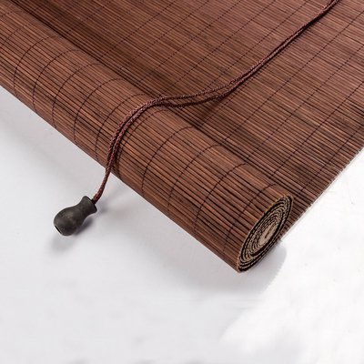 1.8m het Op een hoger niveau weergevenschaduw van het Aardbamboe voor Vensters Kleurrijk Roman Curtains Light Filtering