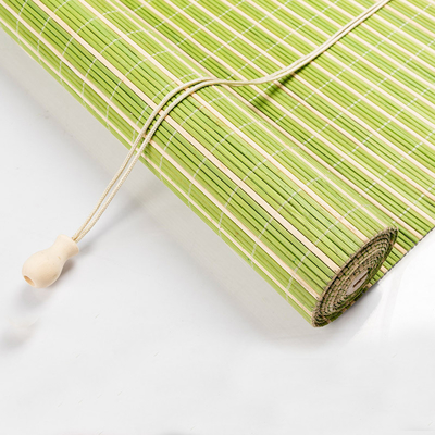 Privacy Indoor bamboe rolluiken met lift, anti UV waterdichte bamboe gordijnen