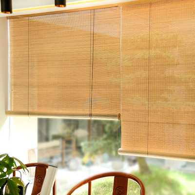 Aangepast Houten de Rol Blind Zonnescherm 180*180cm van het Schaduwenbamboe voor Huis