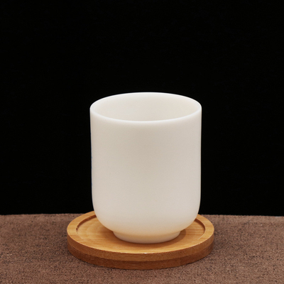 6 pak 9cm Bamboeonderleggers voor glazen om Vormlaser Logo Bar Home Cup Coasters